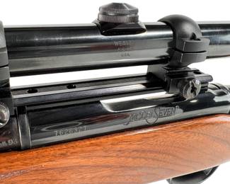Remington Model Seven .223 Rem Bolt Action Rifle W/ Weaver K6-C3 Scope 7