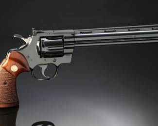 Colt Python .357 Magnum Revolver 8in Barrel Cat. I3680W Blue