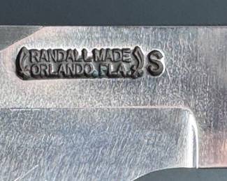 Vintage Randall Model 16 Special Fighter Knife with Sheath Sawbuck Sawteeth Blade Fighting