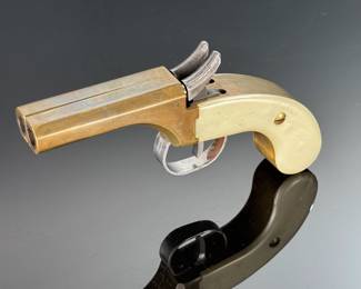 CMC Double Barrel Snake Eyes .36 Cal Black Powder Percussion Pistol Black-Powder Derringer