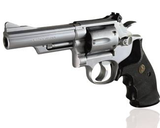 Smith & Wesson Model 19 .357 Magnum Revolver 19-4 4 1/8" Barrel Satin S&W