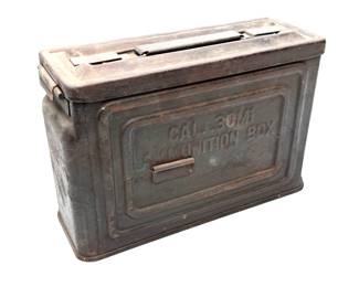 Lot of 3 Vintage US Military Ammunition Boxes Ammo Box Lot