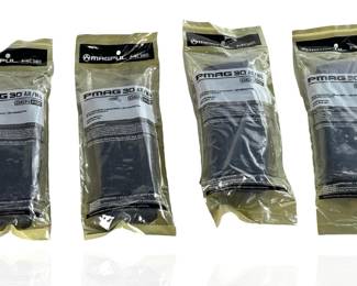 Lot of 4 Magpul PMAG 30 Round 5.56x45 Magazine MAG571-BLK MOE AR/M4 GEN M2 Magazines