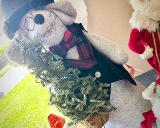 3' light-up Christmas mouse