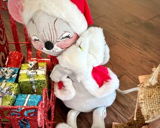 Tall Annalee Christmas mouse