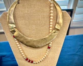 Jewelry - gold, sterling, pearls, Gucci watch, Christian Dior earrings, and vintage and newer pieces