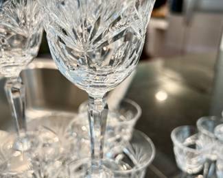 Nachtmann Bleirkristall crystal wine glasses, cordials, whiskey glasses, and more from Bavaria/Germany