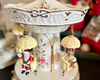 Lenox Holiday Carnival Swing Music Box 