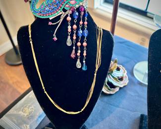 Jewelry - gold, sterling, pearls, Gucci watch, Christian Dior earrings, and vintage and newer pieces