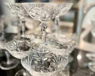 Nachtmann Bleirkristall crystal wine glasses, cordials, whiskey glasses, and more from Bavaria/Germany