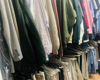 Men’s clothes and shoes