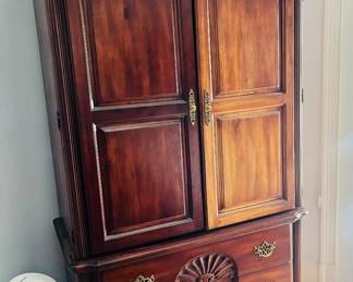 TV armoire/bar/baby changing station