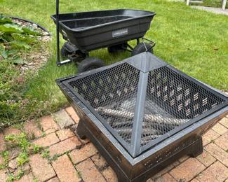 Outdoor firepit, wagon