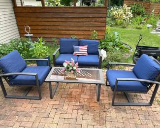 Outdoor patio set