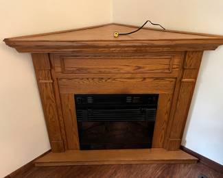 Electric fireplace. Plug may need to be replaced. 