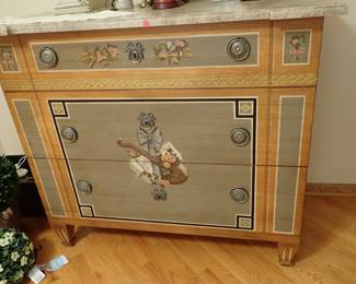 DREXEL HERITAGE PAINTED CHEST