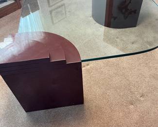 Closeup mid Century coffee table 