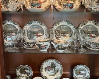 Johnson brothers The Friendly Village 
43 pc set 