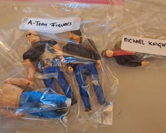 Vintage Knight Rider & A-Team Figurines 