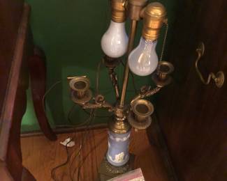 Wedgwood Jasperware Lamp 