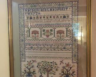 Vintage Needlepoint Samplers 