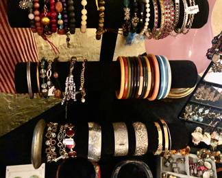 Stone & Bakelite Bracelets