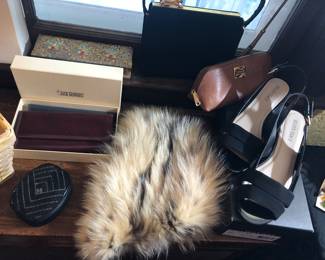 Fur Hats & Ellen Tracy Shoes 