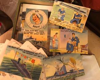 Vintage US Navy Postcards 