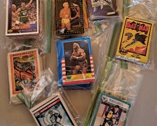 Batman, G.I. Joe, Marvel, WCW, WWF, NBA & Alf Trading Cards 
