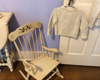 Vintage Childs Rocking Chair 