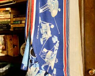 Vintage Space Shuttle Blankets 
