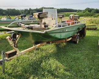 1975 Ski Barge W/ Mercury 500 Motor