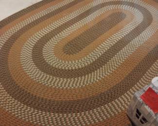 Large braided ares rug