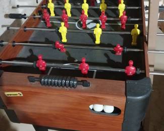 Foos ball table