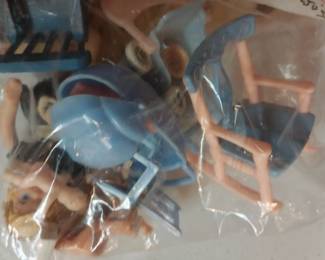 Doll house furniture fron the 1950