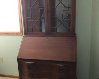 Solid Cherry Antique Secretary