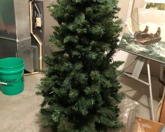 Christmas Tree, Artist Easel