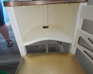 Storage For phone books back in the day, but use it for anything you'd like