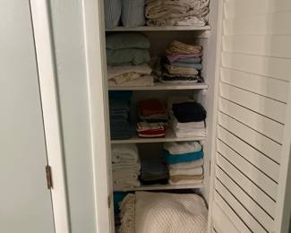 Lots of towels and blankets