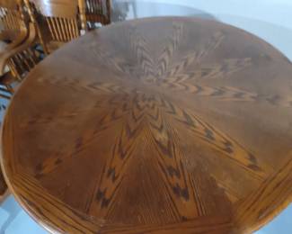 Circular dining table for six (6)