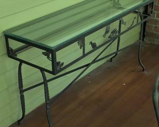 Wrought Iron Sofa Table