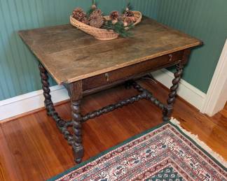 Antique Spindle Leg Table