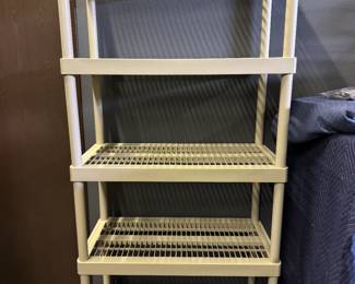 5-Tier Keter Plastic Shelves