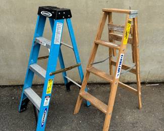 (2) 4' Step Ladders - Werner - Keller