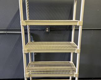 5-Tier Contico Plastic Shelves