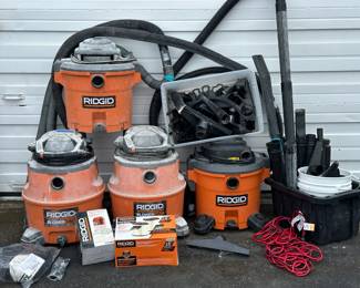 Ridgid Blower Shopvacs + Accessories
