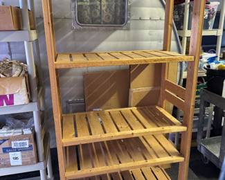 5 Tier Wood Shelf