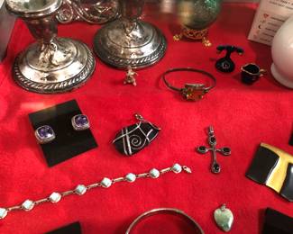 Sterling Silver Amethyst & Larimar