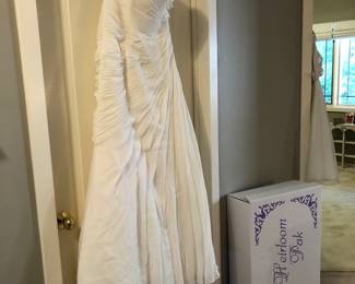 Wedding Dress by David’s Bridals 