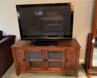 Mission style TV cabinet